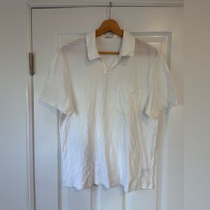 James Perse white polo shirts size 2 (medium)